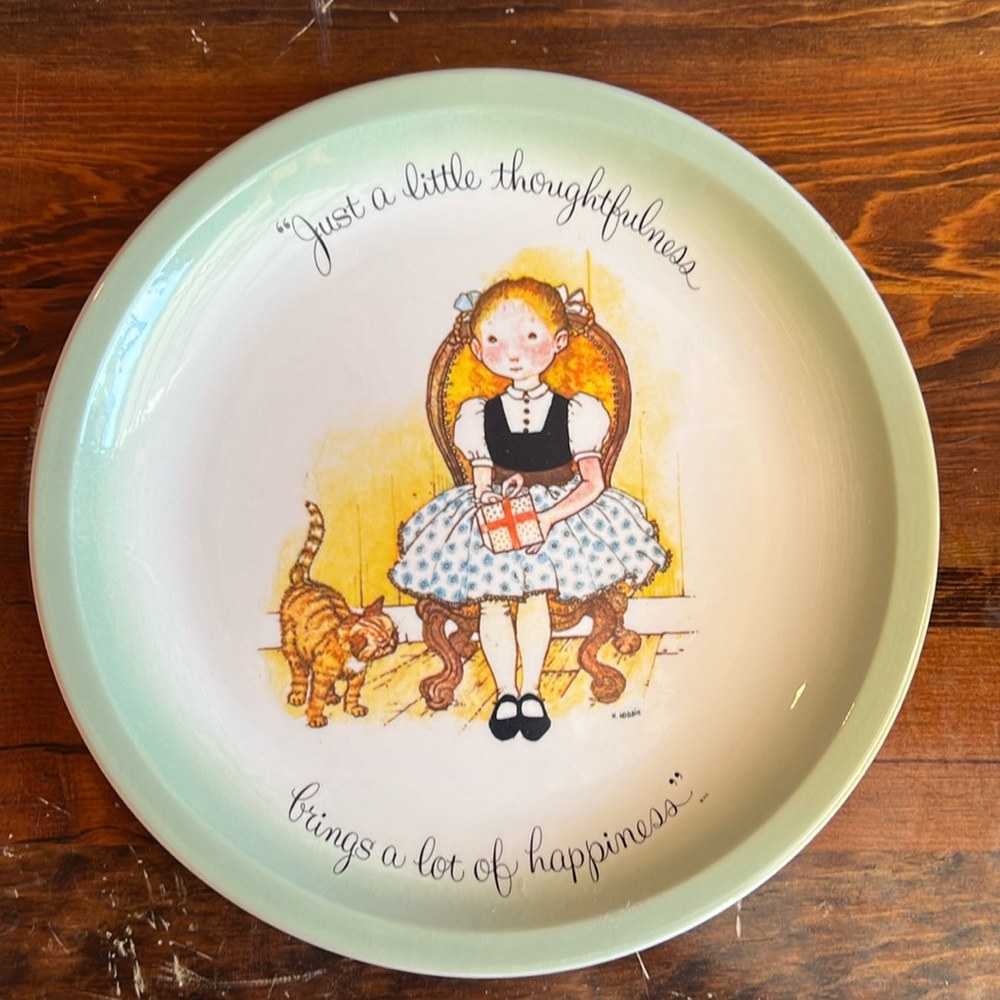 Holly Hobbie Collectors Plate